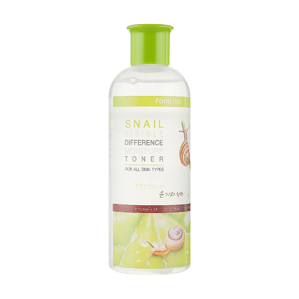 Зволожувальний тонер для обличчя Farmstay Snail Visible Difference Moisture Toner з муцином равлика, 350 мл