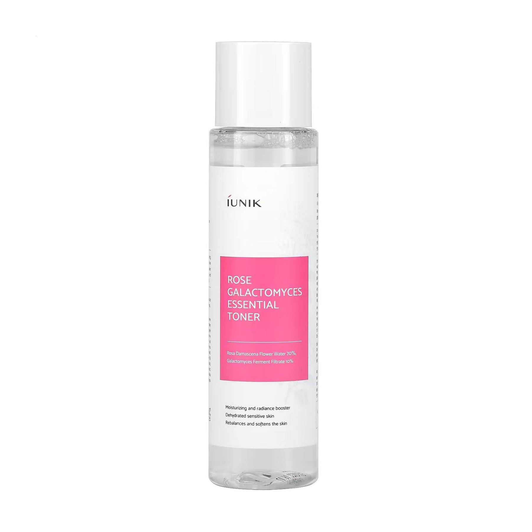 Зволожувальний тонер для обличчя ІUNIK Rose Galactomyces Essential Toner, 200 мл