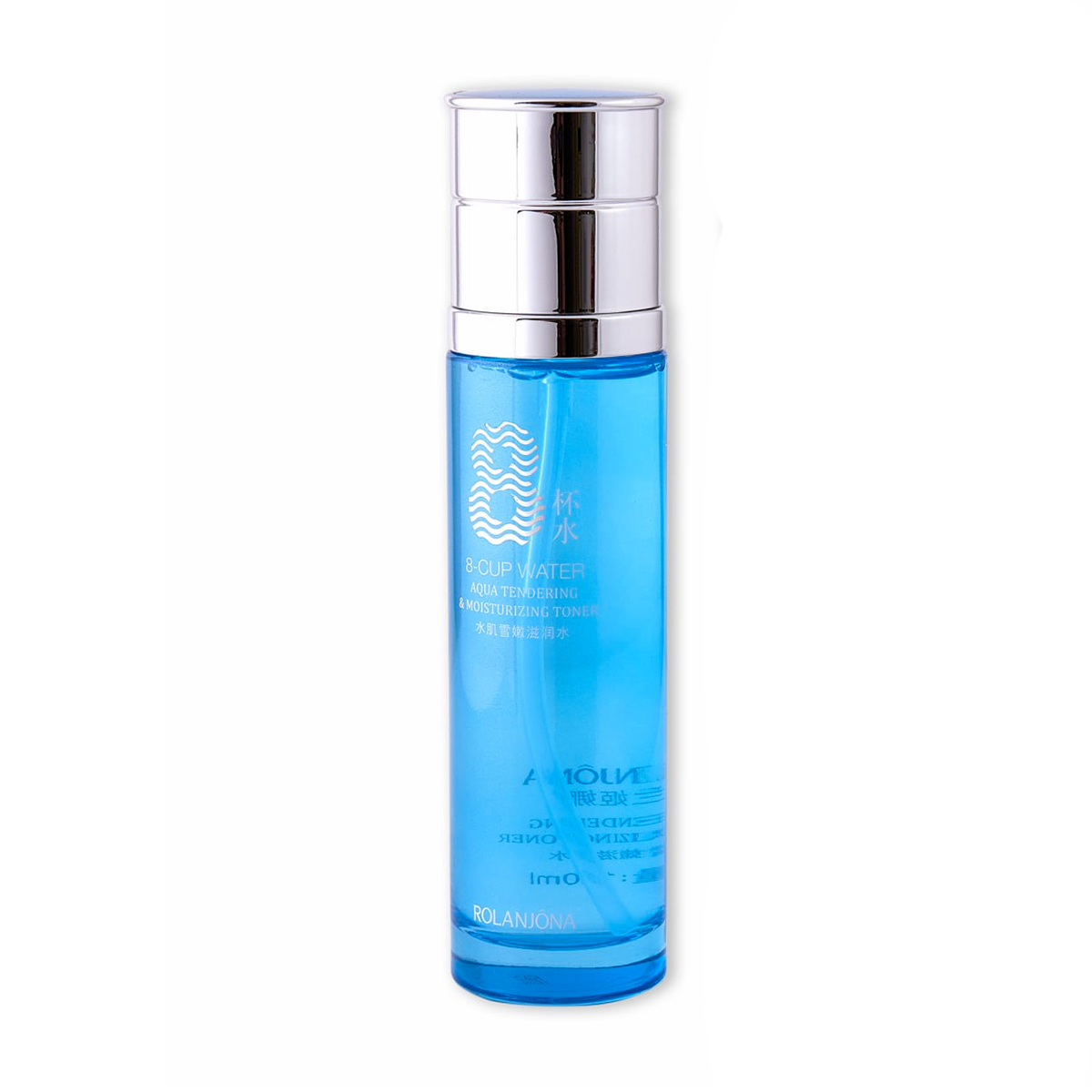 Зволожувальний тонер для обличчя Rolanjona 8-Cup Water Toner з активною водою та екстрактом лікарських рослин, 120 мл